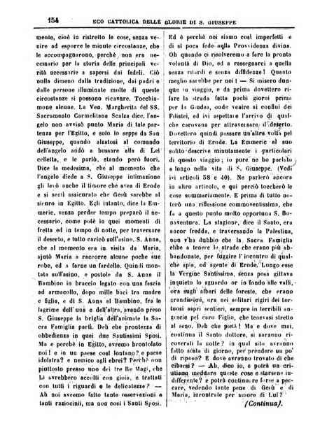 L'Eco delle glorie di S. Giuseppe