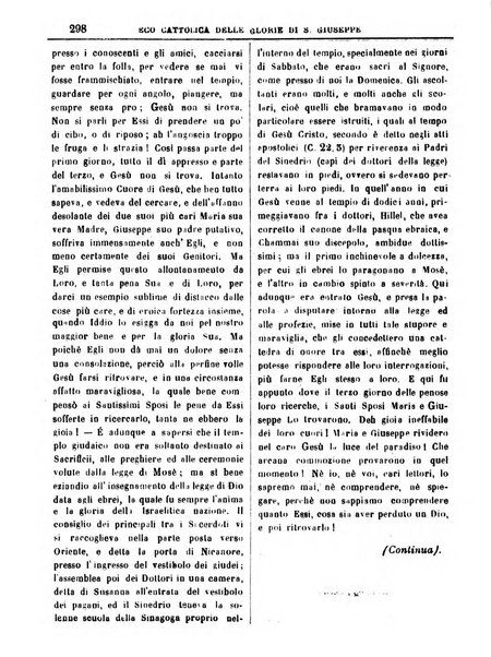 L'Eco delle glorie di S. Giuseppe