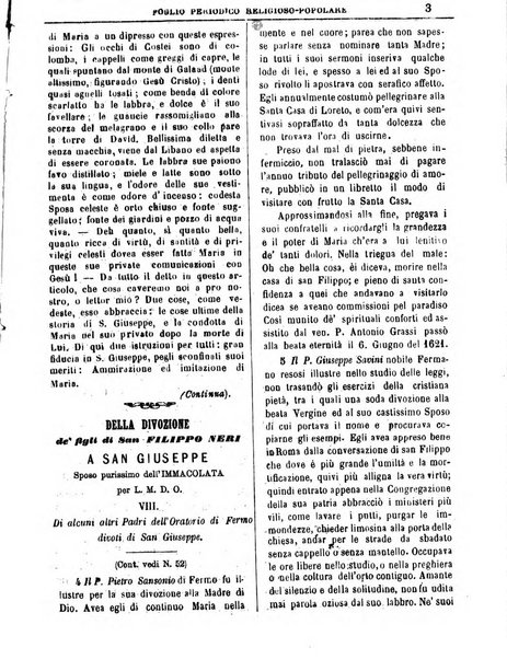 L'Eco delle glorie di S. Giuseppe