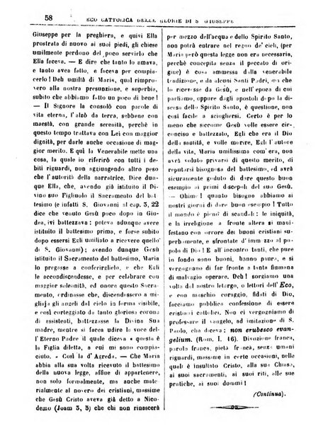 L'Eco delle glorie di S. Giuseppe