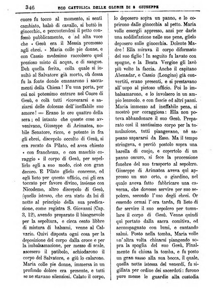 L'Eco delle glorie di S. Giuseppe