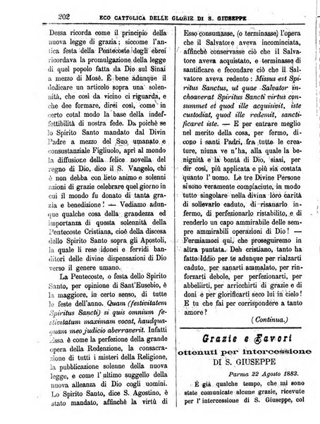 L'Eco delle glorie di S. Giuseppe