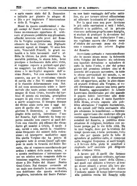 L'Eco delle glorie di S. Giuseppe