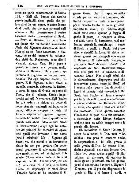 L'Eco delle glorie di S. Giuseppe