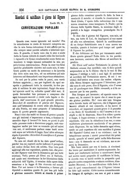 L'Eco delle glorie di S. Giuseppe