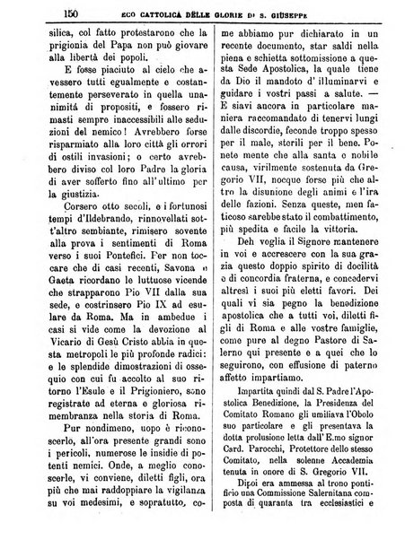 L'Eco delle glorie di S. Giuseppe