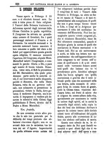 L'Eco delle glorie di S. Giuseppe