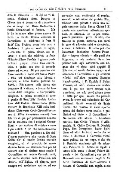 L'Eco delle glorie di S. Giuseppe