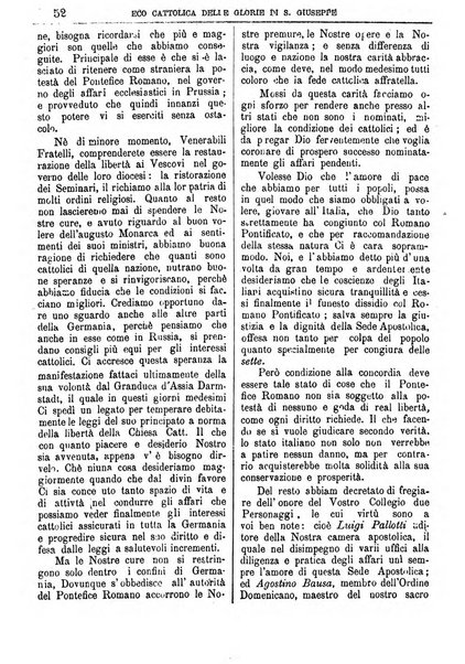 L'Eco delle glorie di S. Giuseppe