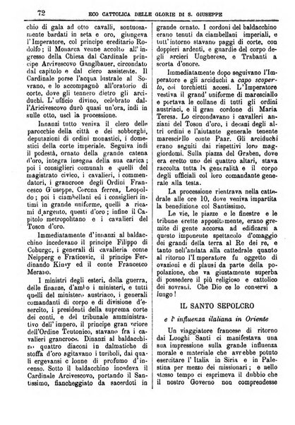 L'Eco delle glorie di S. Giuseppe