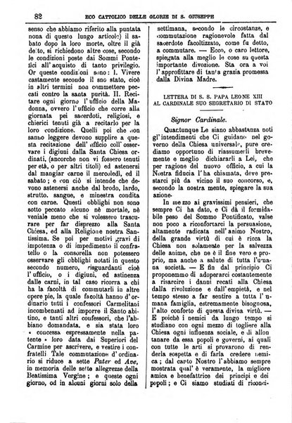 L'Eco delle glorie di S. Giuseppe