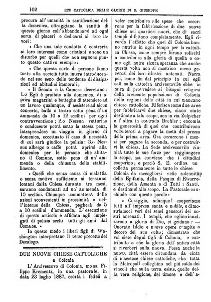 L'Eco delle glorie di S. Giuseppe