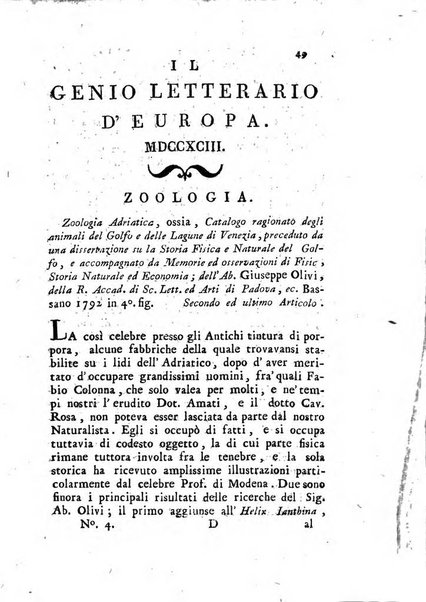 Il genio letterario d'Europa