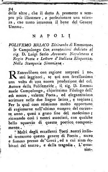 Giornale letterario di Napoli per servire di continuazione all'Analisi ragionata de' libri nuovi