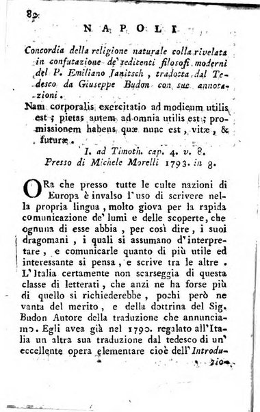 Giornale letterario di Napoli per servire di continuazione all'Analisi ragionata de' libri nuovi