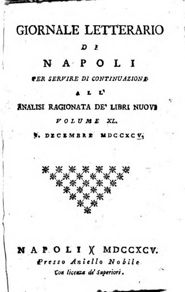 Giornale letterario di Napoli per servire di continuazione all'Analisi ragionata de' libri nuovi