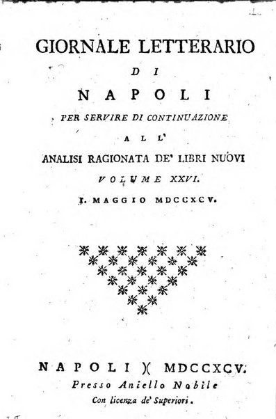 Giornale letterario di Napoli per servire di continuazione all'Analisi ragionata de' libri nuovi