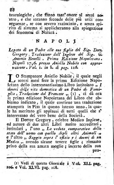 Giornale letterario di Napoli per servire di continuazione all'Analisi ragionata de' libri nuovi