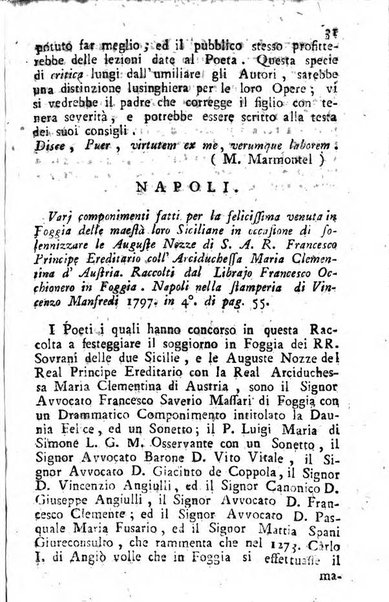 Giornale letterario di Napoli per servire di continuazione all'Analisi ragionata de' libri nuovi