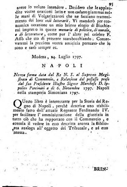 Giornale letterario di Napoli per servire di continuazione all'Analisi ragionata de' libri nuovi