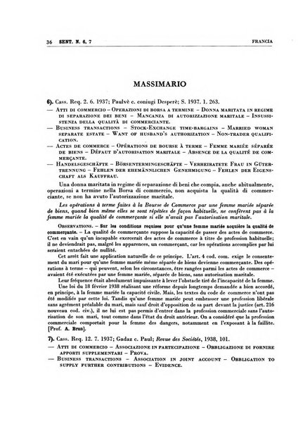 Giurisprudenza comparata di diritto commerciale, marittimo, aeronautico, industriale e d'autore