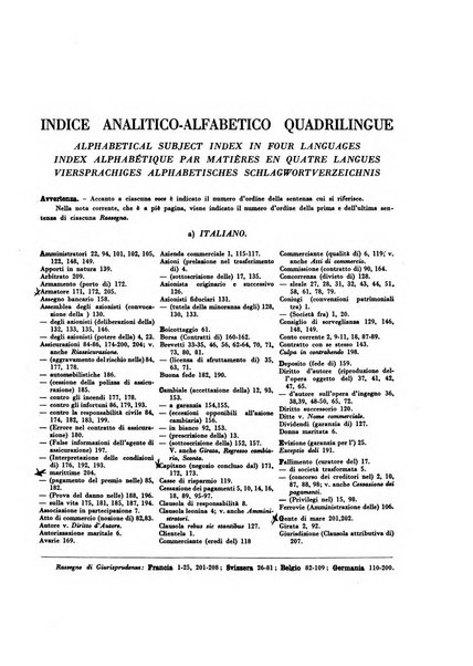 Giurisprudenza comparata di diritto commerciale, marittimo, aeronautico, industriale e d'autore