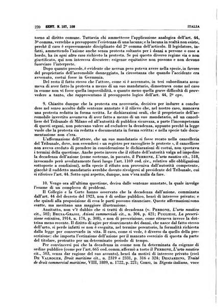 Giurisprudenza comparata di diritto commerciale, marittimo, aeronautico, industriale e d'autore