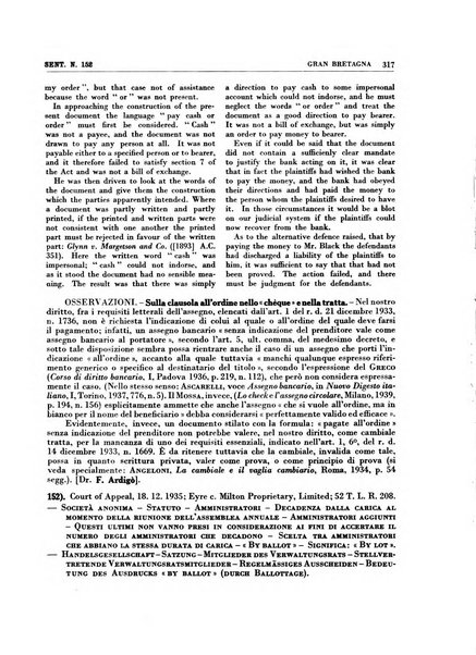 Giurisprudenza comparata di diritto commerciale, marittimo, aeronautico, industriale e d'autore