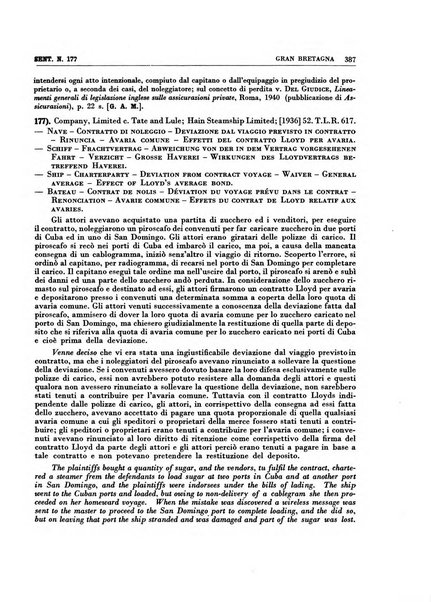 Giurisprudenza comparata di diritto commerciale, marittimo, aeronautico, industriale e d'autore