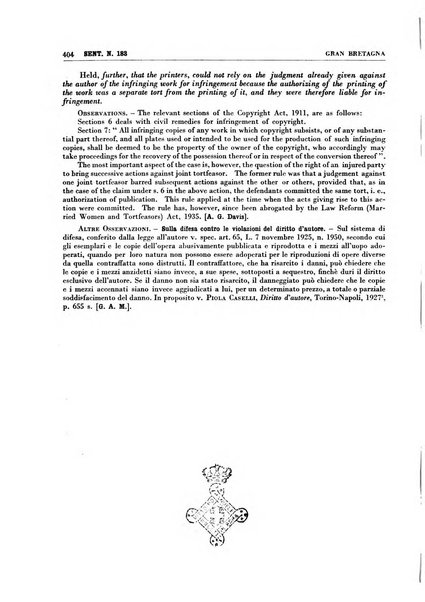 Giurisprudenza comparata di diritto commerciale, marittimo, aeronautico, industriale e d'autore