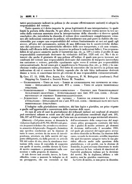 Giurisprudenza comparata di diritto commerciale, marittimo, aeronautico, industriale e d'autore