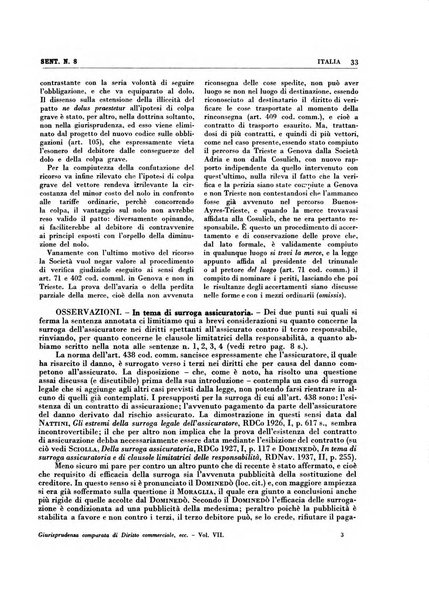 Giurisprudenza comparata di diritto commerciale, marittimo, aeronautico, industriale e d'autore