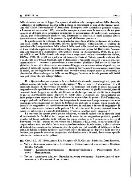 Giurisprudenza comparata di diritto commerciale, marittimo, aeronautico, industriale e d'autore