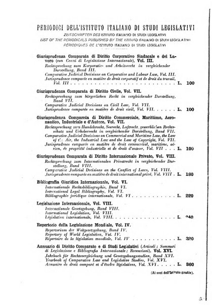 Giurisprudenza comparata di diritto commerciale, marittimo, aeronautico, industriale e d'autore