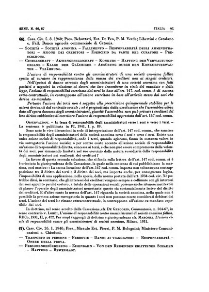 Giurisprudenza comparata di diritto commerciale, marittimo, aeronautico, industriale e d'autore