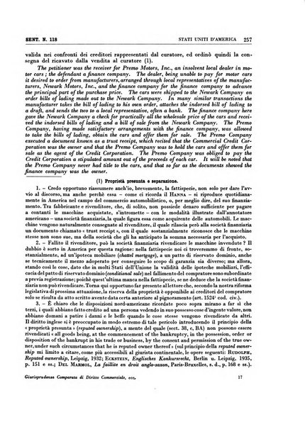 Giurisprudenza comparata di diritto commerciale, marittimo, aeronautico, industriale e d'autore