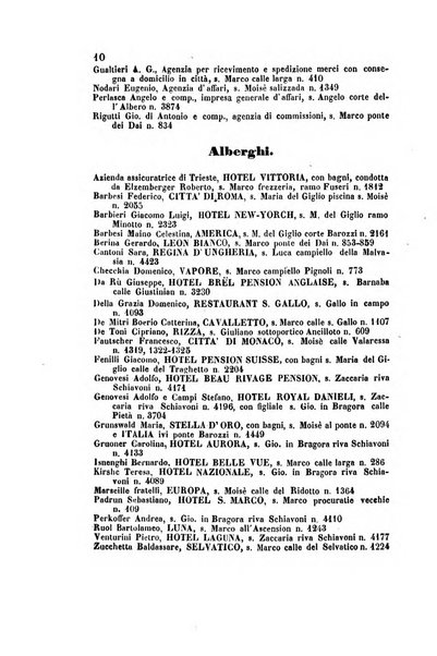 Guida del commercio e dell'industria di Venezia