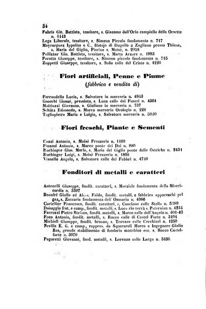 Guida del commercio e dell'industria di Venezia