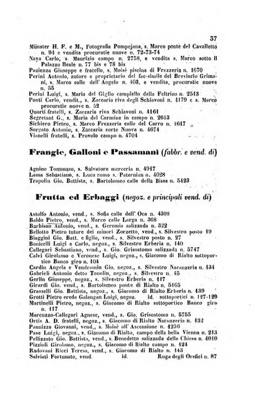 Guida del commercio e dell'industria di Venezia