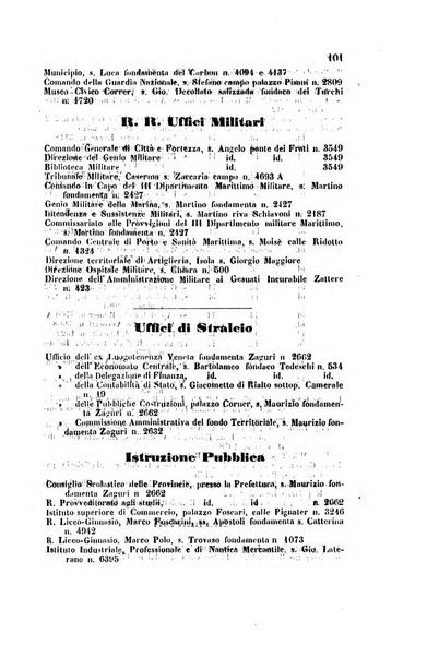 Guida del commercio e dell'industria di Venezia