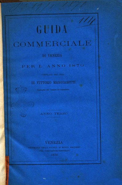 Guida del commercio e dell'industria di Venezia