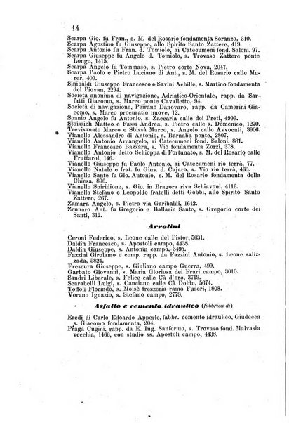 Guida del commercio e dell'industria di Venezia