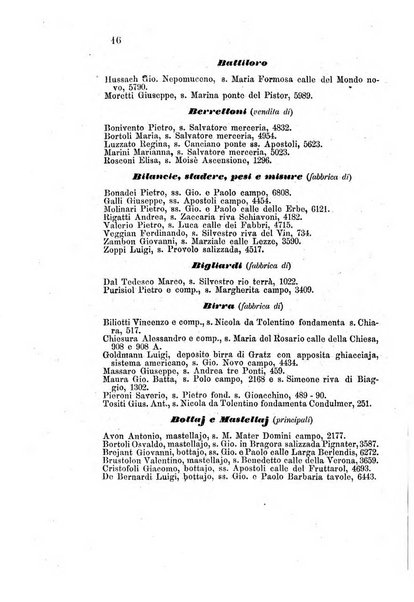 Guida del commercio e dell'industria di Venezia