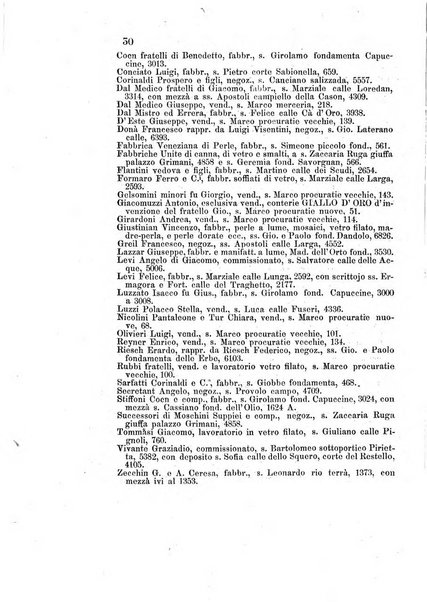 Guida del commercio e dell'industria di Venezia