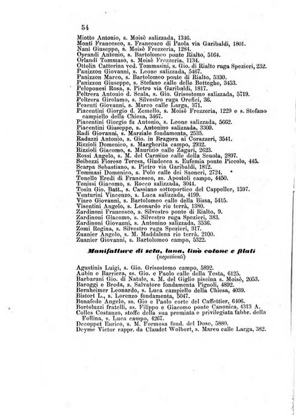 Guida del commercio e dell'industria di Venezia