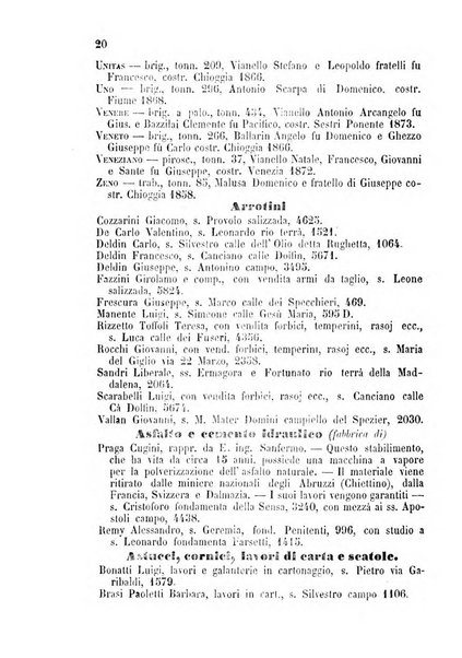 Guida del commercio e dell'industria di Venezia