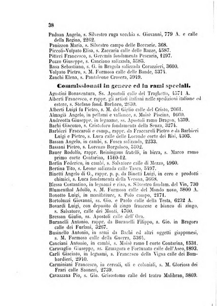 Guida del commercio e dell'industria di Venezia