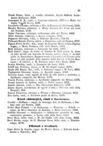 Guida del commercio e dell'industria di Venezia