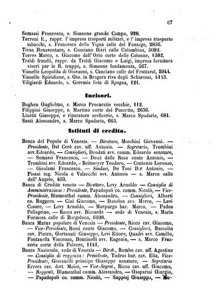 Guida del commercio e dell'industria di Venezia