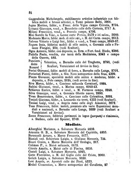 Guida del commercio e dell'industria di Venezia